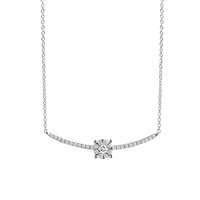 Collana Salvini Donna Essential in Oro bianco Diamante 0.28 Ct 20067511 - 20067511
